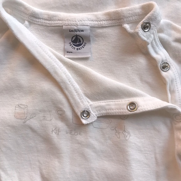 Petit Bateau bunny-print sleep and play - Picture 3 of 5